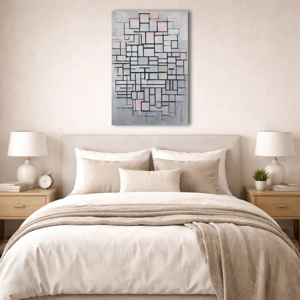 Piet Mondrian - Composition 4 - Murmures Géométriques