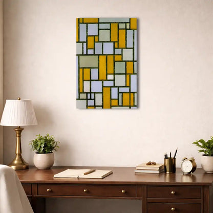 Piet Mondrian - Composition en gris et marron clair