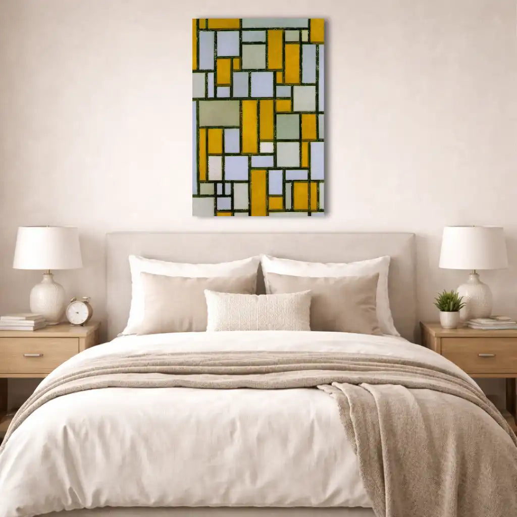 Piet Mondrian - Composition en gris et marron clair