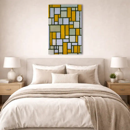 Piet Mondrian - Composition en gris et marron clair