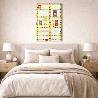 Piet Mondrian - Broadway Boogie Woogie (version verticale)