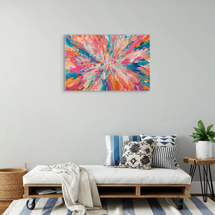 Tableau Abstrait - Couleurs Vives