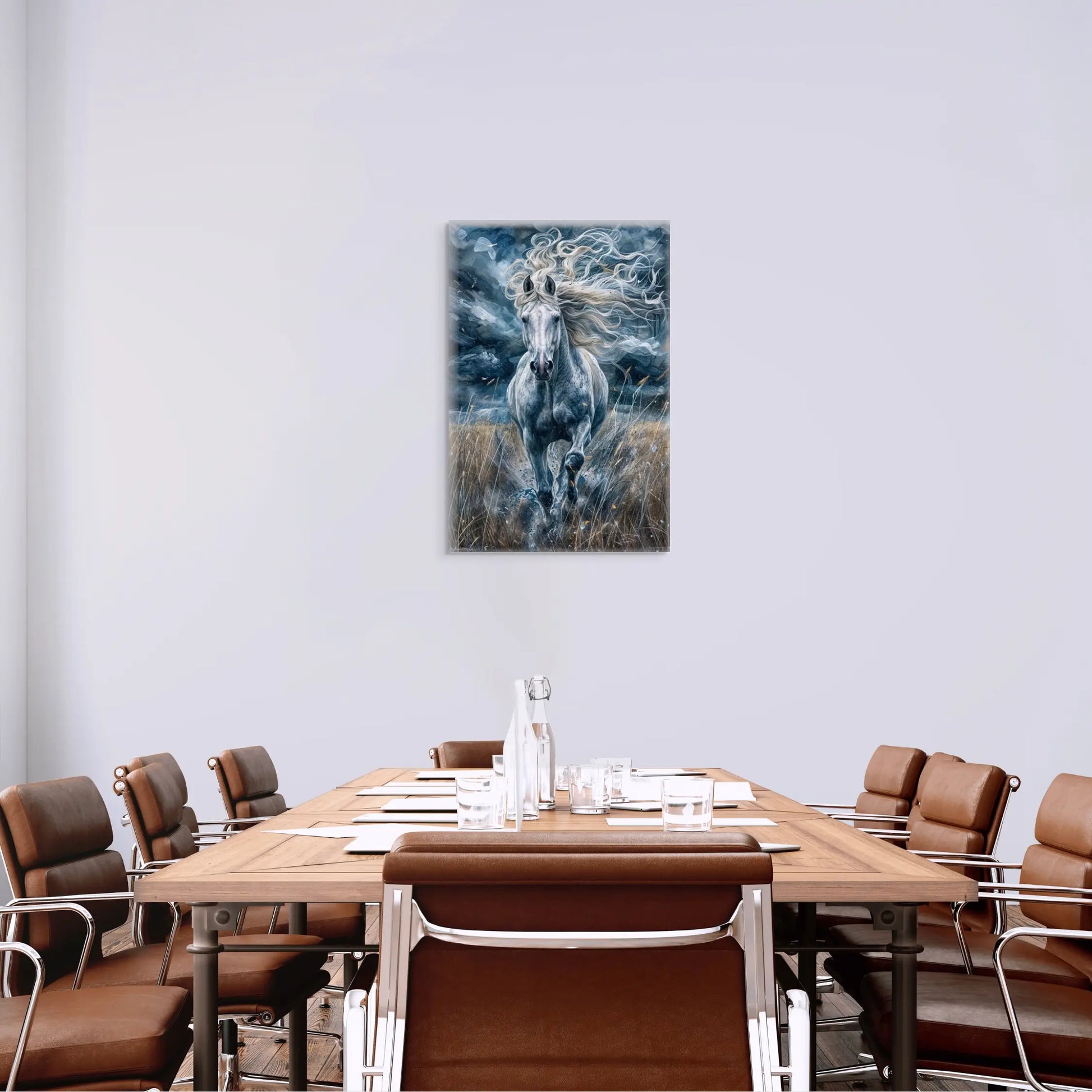 Tableau Cheval Blanc  Art Virtuoso   