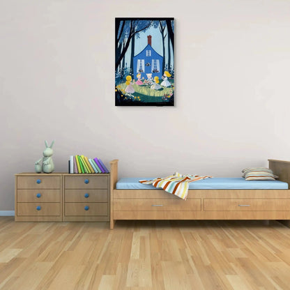 Tableau Deco Chambre - Fille 4 Ans Affiches, reproductions et œuvres graphiques Art Virtuoso