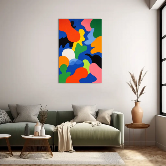 Tableau Memphis 2 - Danse de Couleurs