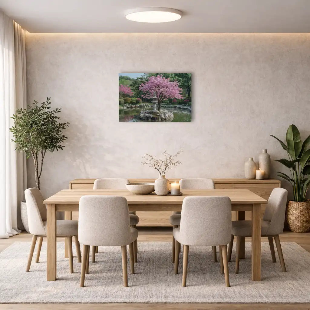 Japanese Sakura Wall Art - Floral Harmony