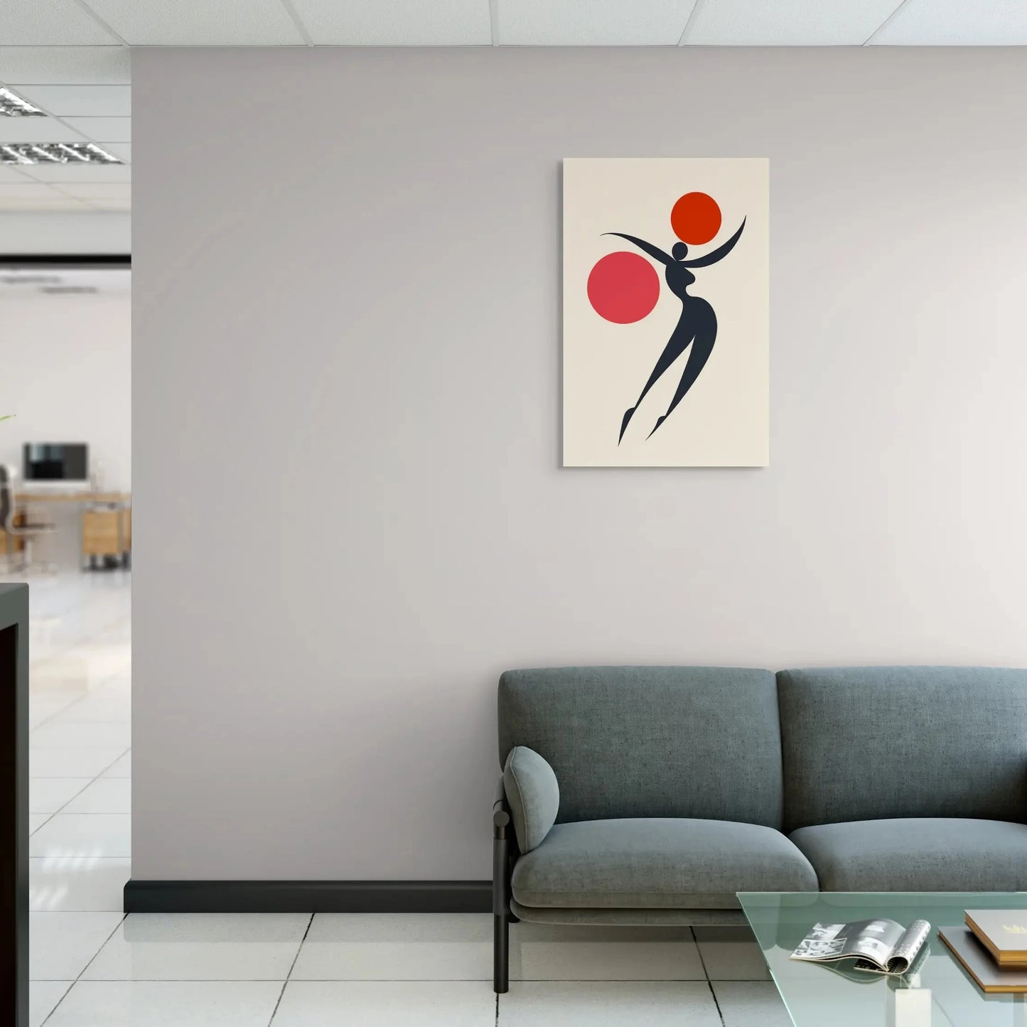 Tableau Minimal - Art Silhouette Affiches, reproductions et œuvres graphiques Art Virtuoso   