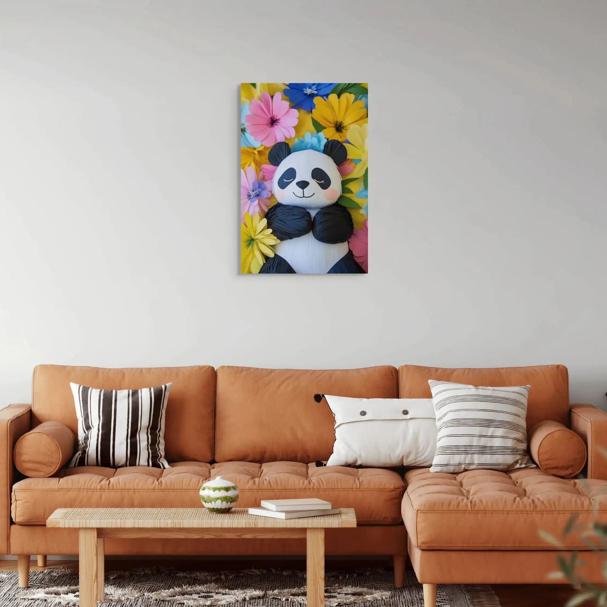 Tableau Panda Coloré pour Enfant Affiches, reproductions et œuvres graphiques Art Virtuoso