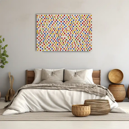 Minimalist Geometric Wall Art – Squares in Modular Rhythm