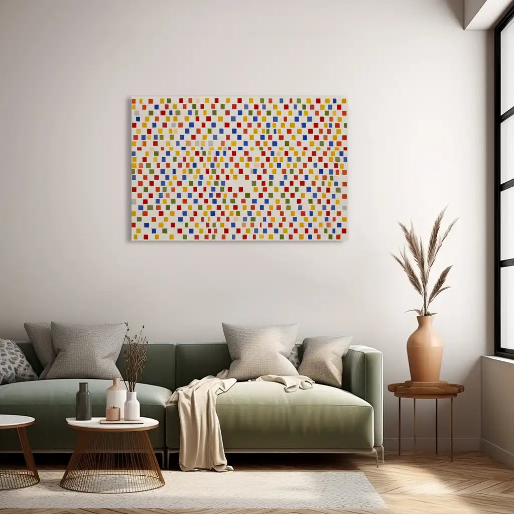 Minimalist Geometric Wall Art – Squares in Modular Rhythm