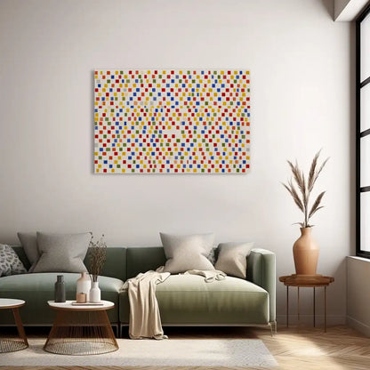 Minimalist Geometric Wall Art – Squares in Modular Rhythm