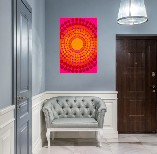 Tableau Pulsations 2 - Halo Ardent