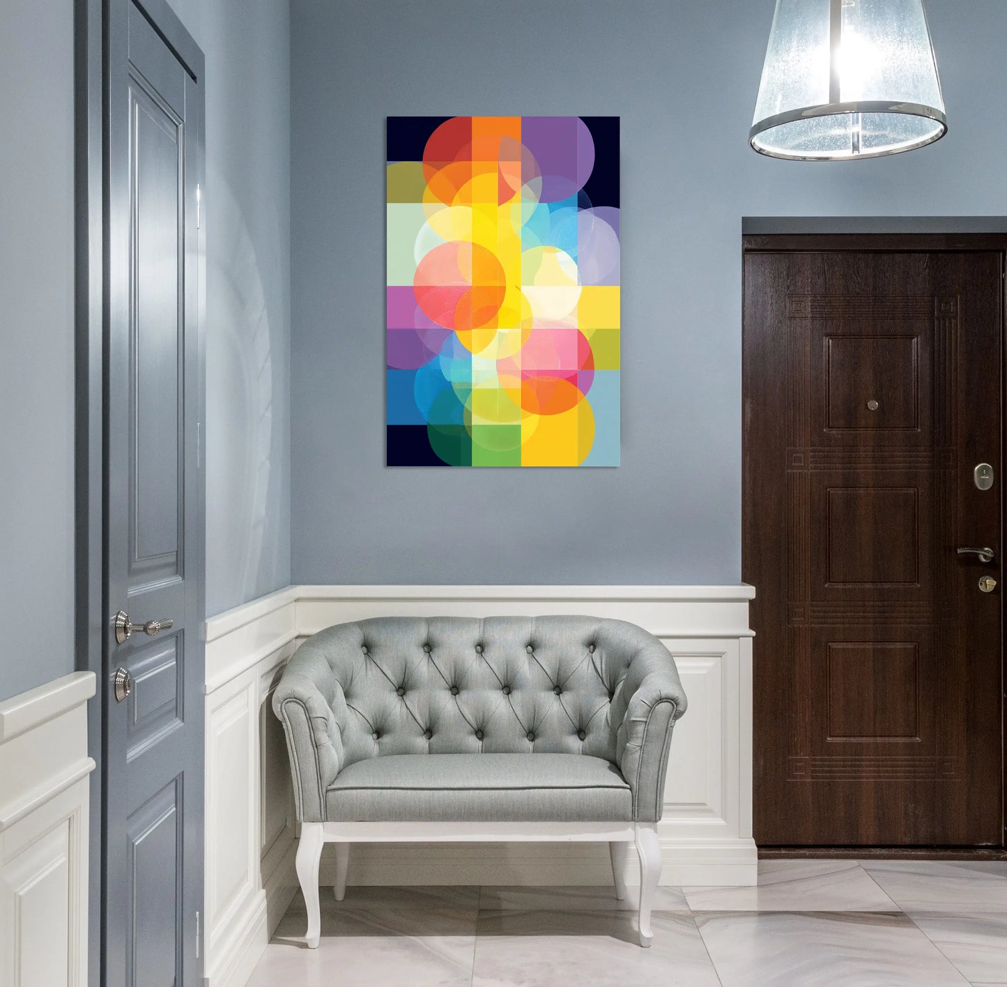 Tableau Spectres Concentriques 1 - Cascade Solaire