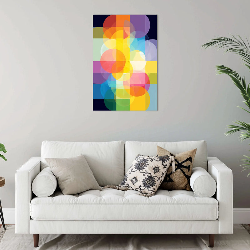 Tableau Spectres Concentriques 1 - Cascade Solaire
