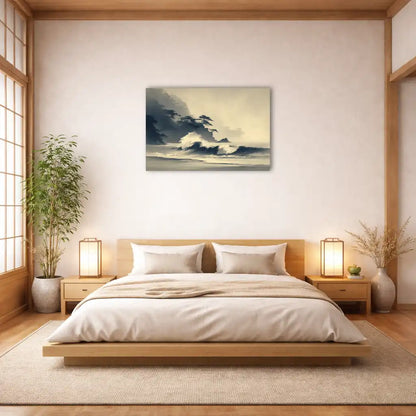 Sumi e Plage – Souffle marin et horizon apaisé