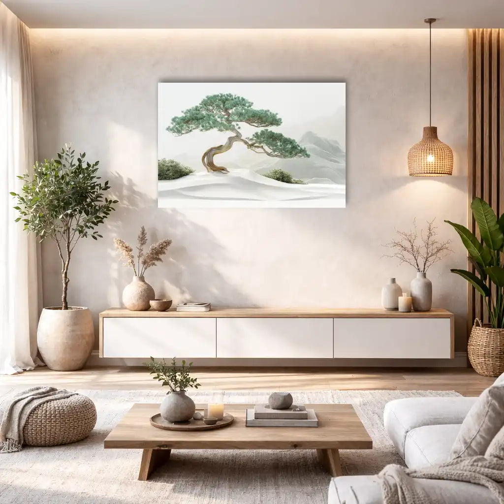 Tableau Sur Toile Zen - Arbre Nain