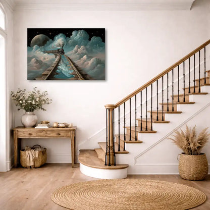 Surrealist Wall Art – Cloud Train