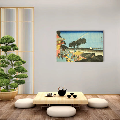 Tableau Hiroshige - Vue depuis le sommet du mont Atago à Shiba