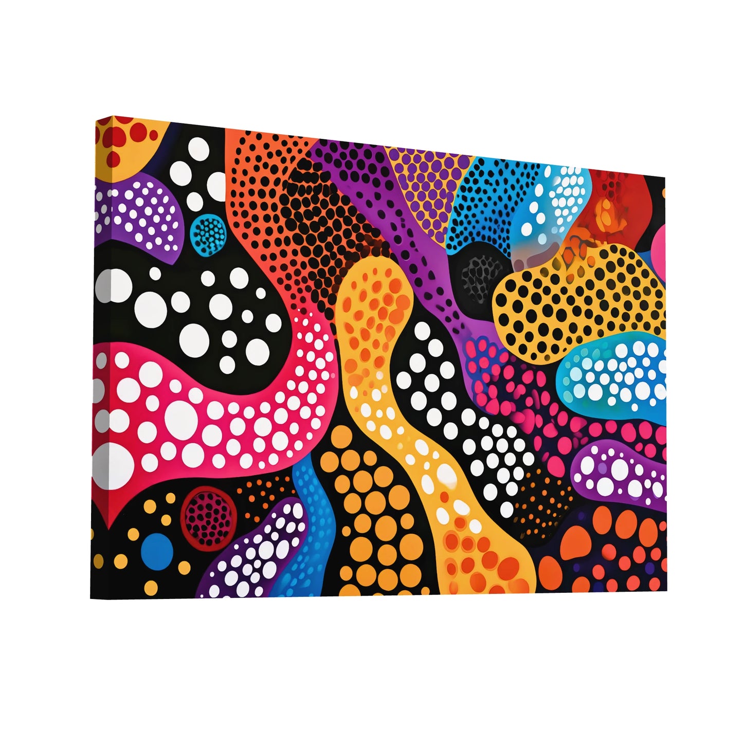 Product Hero 3D WebP Abstrait : Tableau Moderne Coloré - Art Virtuoso