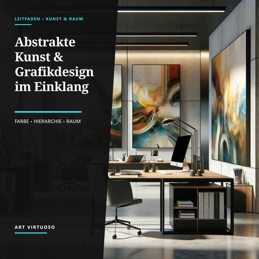 Abstrakte Kunst und Grafikdesign: Harmonie praktisch gestalten