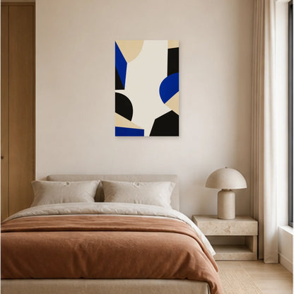 Affiche abstraite - Espace négatif dans une chambre - Art Virtuoso
