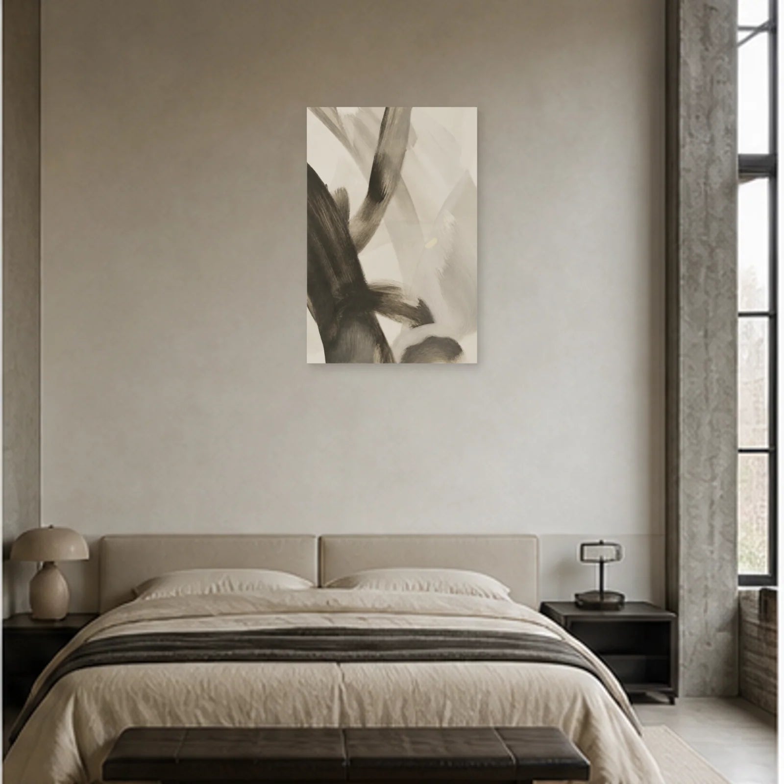 Affiche abstraite - Graphite vivant dans une chambre - Art Virtuoso