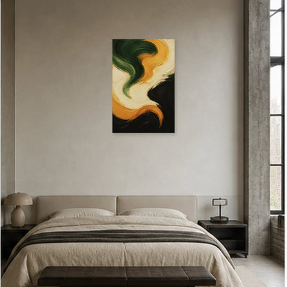 Affiche abstraite - Huile en mouvement dans une chambre - Art Virtuoso