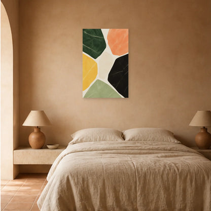 Affiche abstraite - Terrazzo monumental dans une chambre - Art Virtuoso