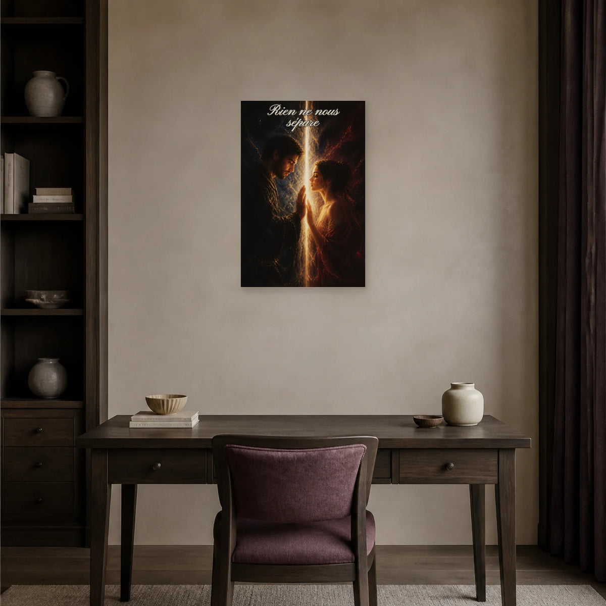 Affiche Rien ne nous sépare - Amour interdit dans un bureau - Art Virtuoso