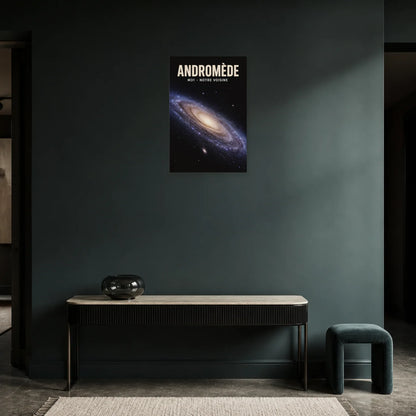 Affiche Andromède – M31, Notre Voisine dans une entrée ou un couloir - Art Virtuoso