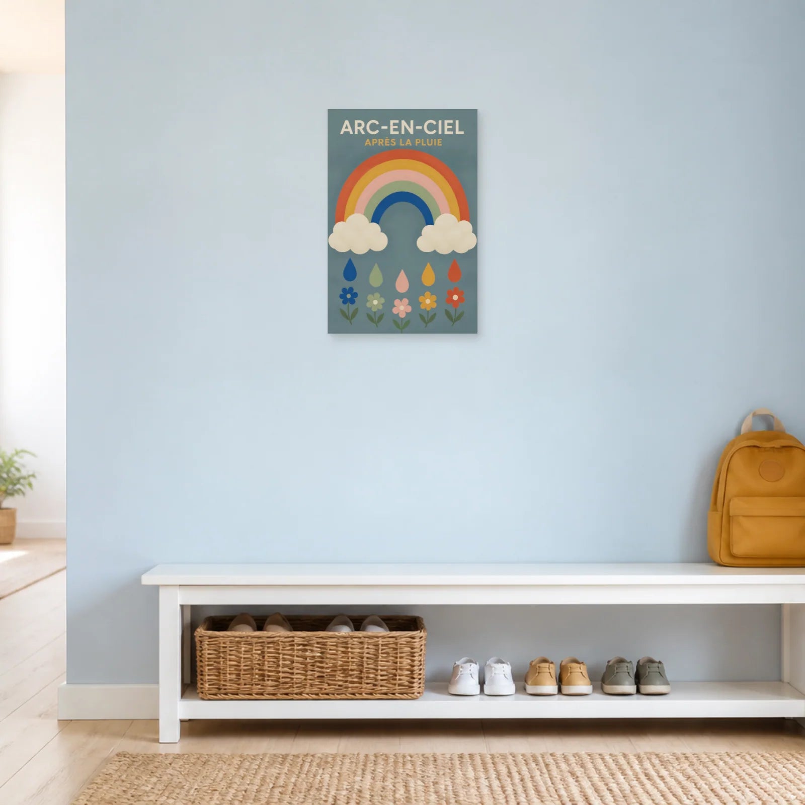 Affiche Arc-en-Ciel – Après la Pluie dans une entrée ou un couloir - Art Virtuoso