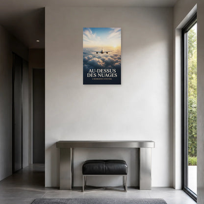 Affiche Avion au-dessus des nuages – L’horizon dans une entrée ou un couloir - Art Virtuoso