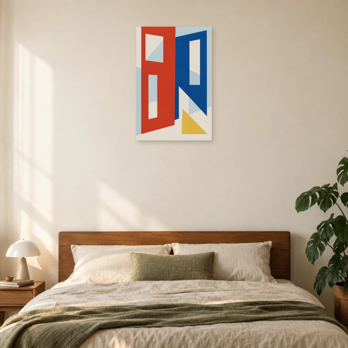 Affiche Bauhaus - Formes perforées dans une chambre - Art Virtuoso