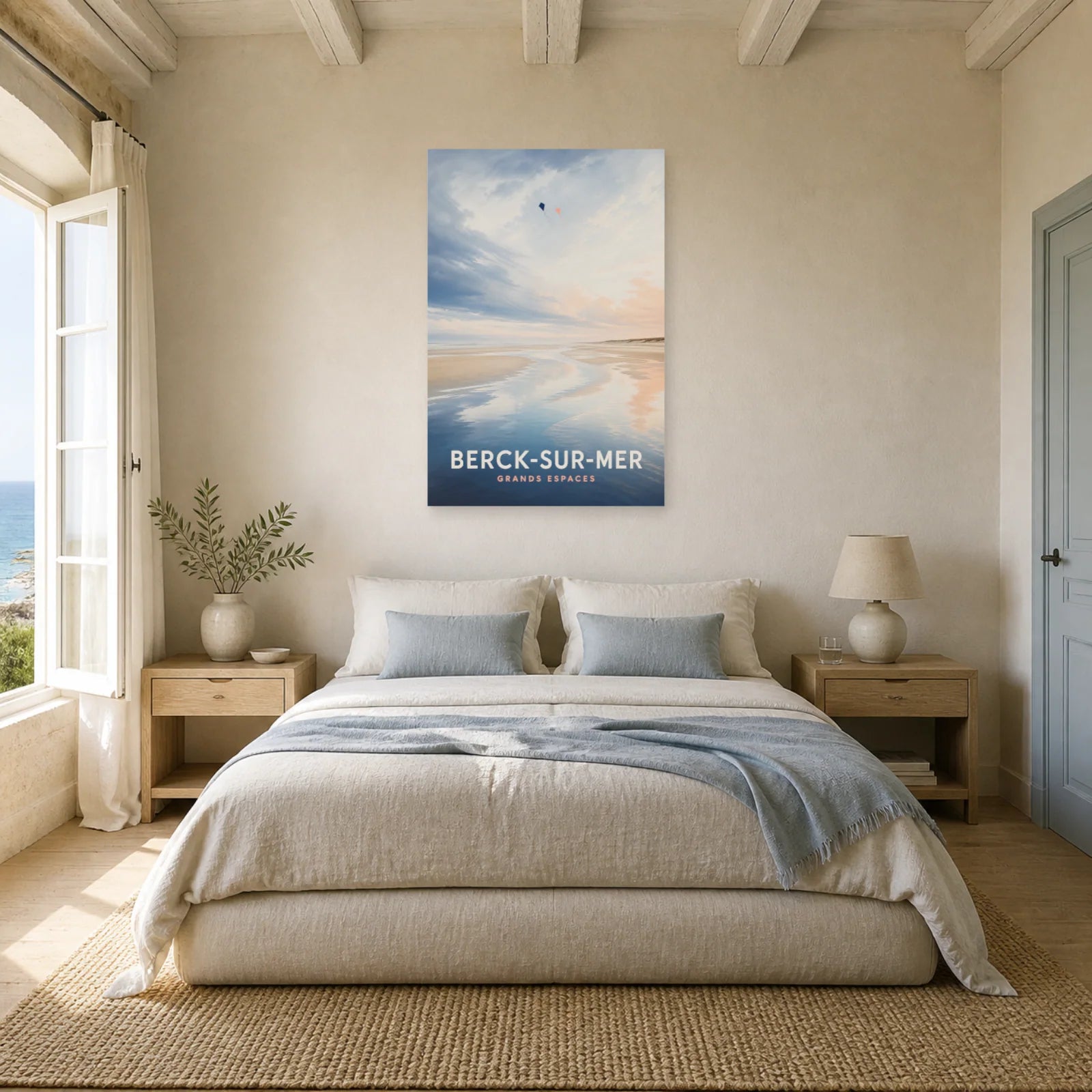 Affiche Berck-sur-Mer – Grands Espaces dans une chambre - Art Virtuoso