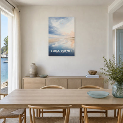 Affiche Berck-sur-Mer – Grands Espaces dans une salle à manger - Art Virtuoso