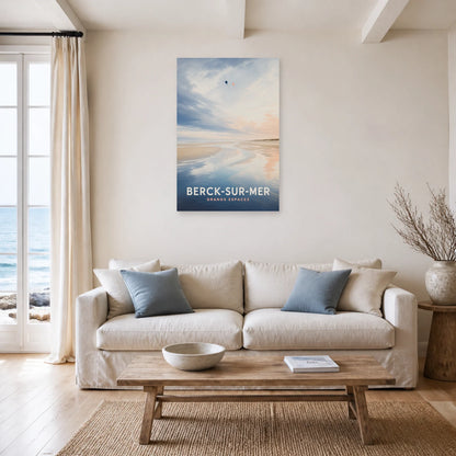 Affiche Berck-sur-Mer – Grands Espaces dans un salon - Art Virtuoso