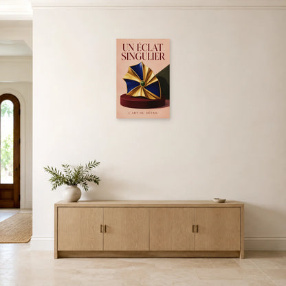 Affiche Bijou sculptural, un éclat singulier dans une entrée ou un couloir - Art Virtuoso
