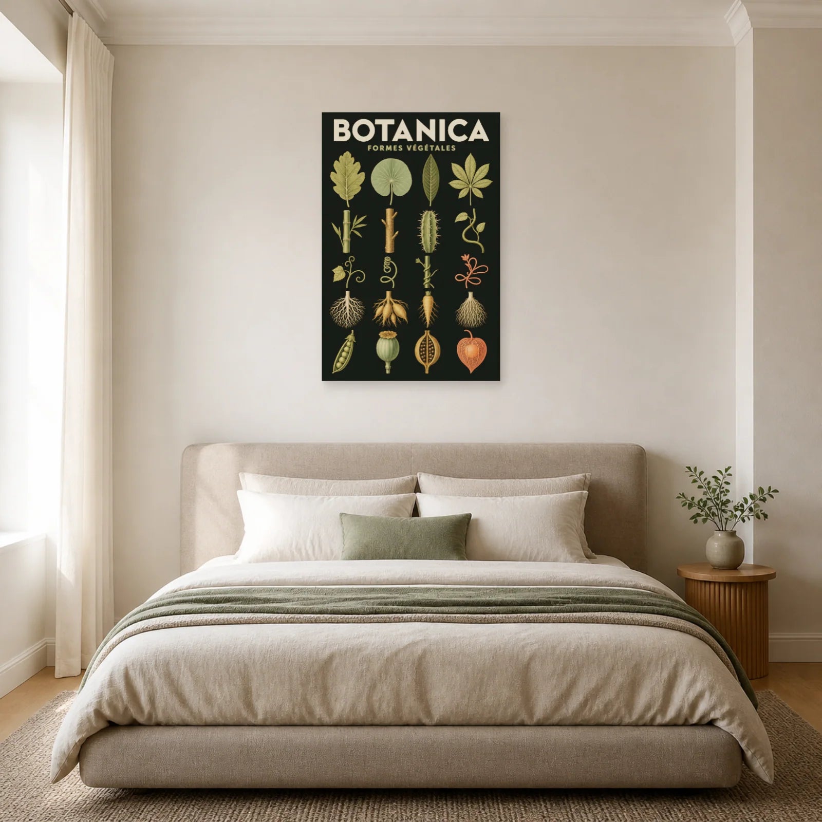 Affiche Botanica – Formes Végétales dans une chambre - Art Virtuoso