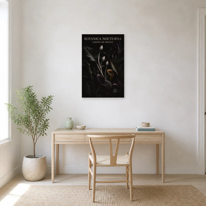 Affiche Botanica Nocturna – Jardin de Minuit dans un bureau - Art Virtuoso