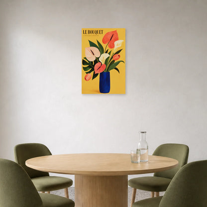 Affiche Le Bouquet – Composition Moderne dans une salle à manger - Art Virtuoso