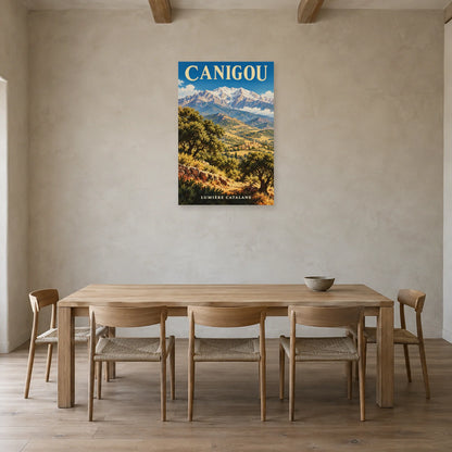 Affiche Canigou - Sommet catalan dans une salle à manger - Art Virtuoso