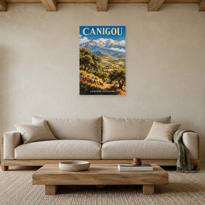 Affiche Canigou - Sommet catalan dans un salon - Art Virtuoso