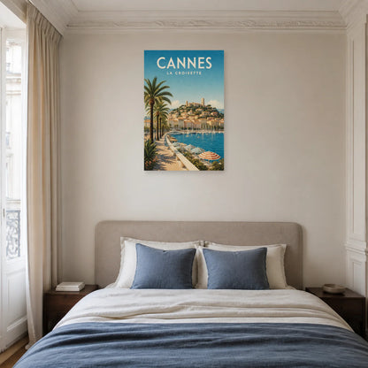 Affiche Cannes – La Croisette dans une chambre - Art Virtuoso