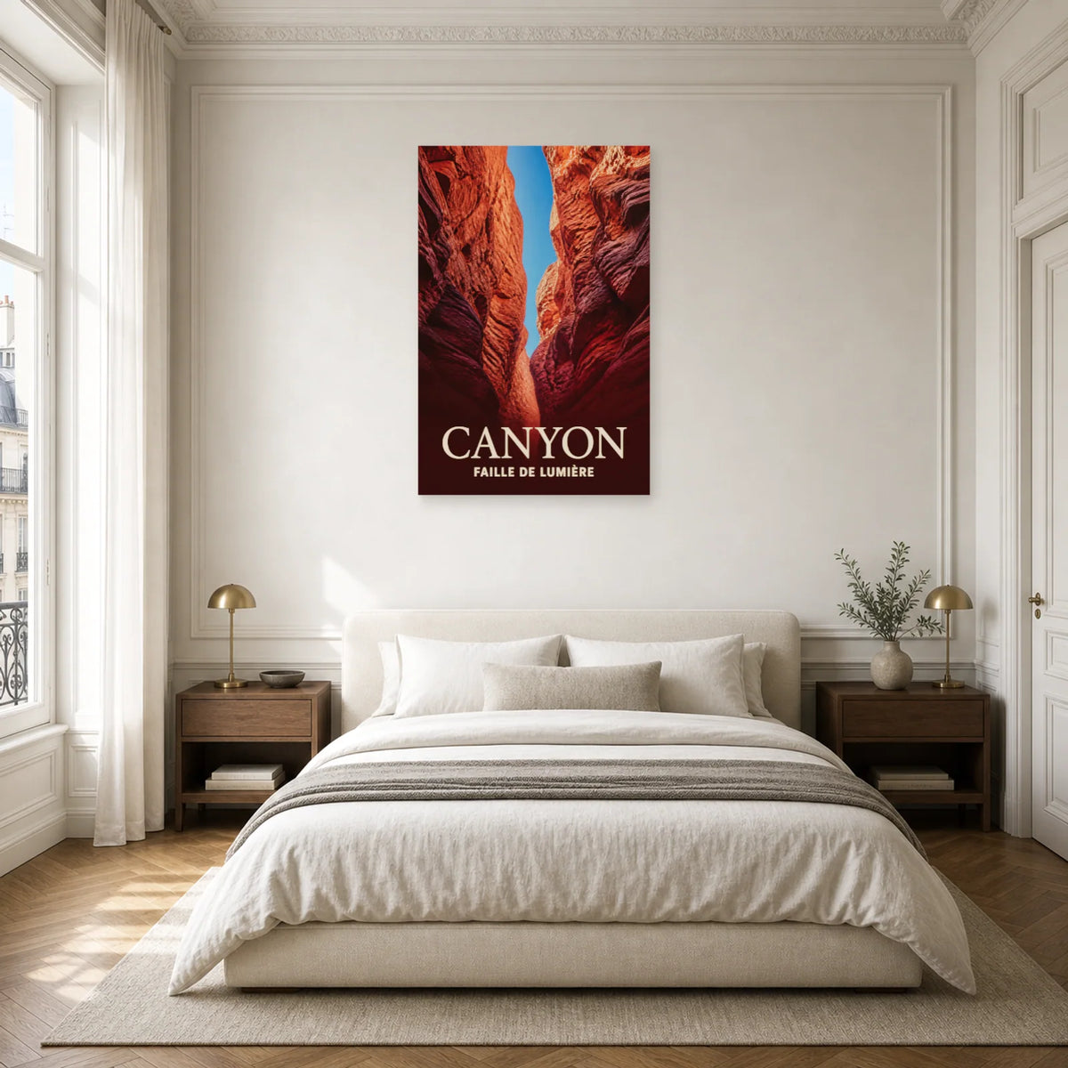 Affiche Canyon - Faille de lumière dans une chambre - Art Virtuoso