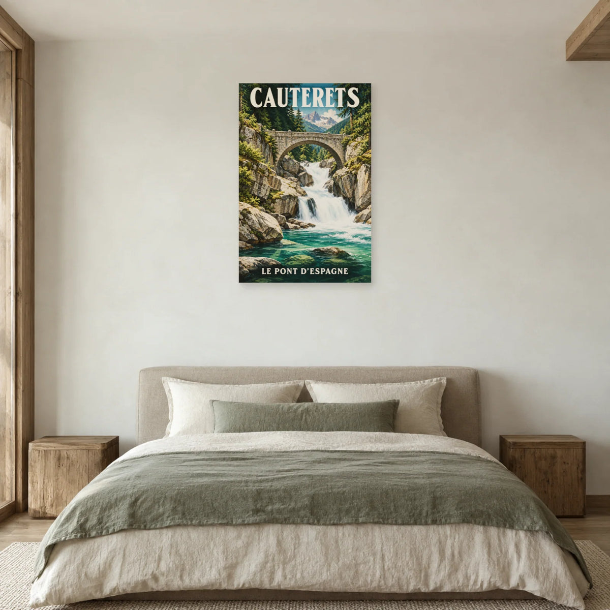Affiche Cauterets - Pont d'Espagne dans une chambre - Art Virtuoso
