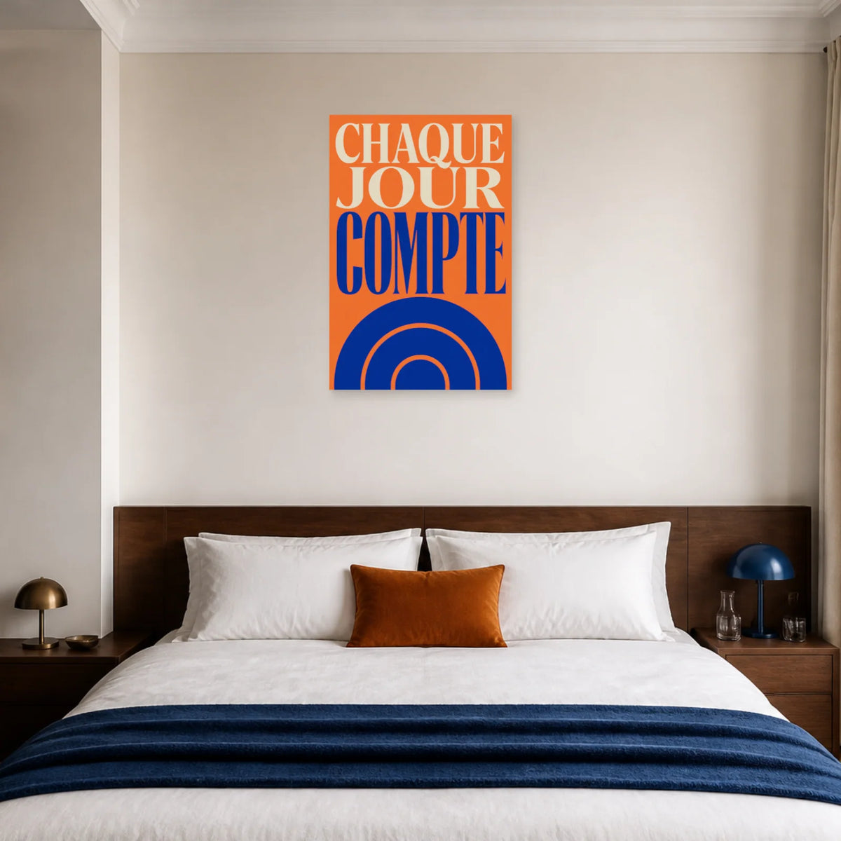 Affiche Chaque jour compte – Soleil en mouvement dans une chambre - Art Virtuoso