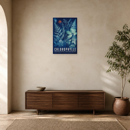 Affiche Chlorophylle – Empreintes Botaniques dans une entrée ou un couloir - Art Virtuoso