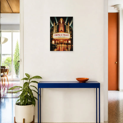 Affiche Cinéma le Palace – Grand Écran dans une entrée ou un couloir - Art Virtuoso
