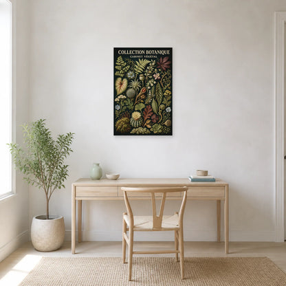 Affiche Collection Botanique – Cabinet Végétal dans un bureau - Art Virtuoso