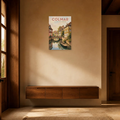 Affiche Colmar – La Petite Venise dans une entrée ou un couloir - Art Virtuoso
